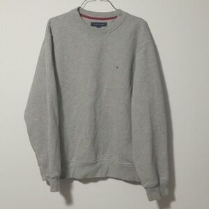 Mens Tommy Hilfiger Crewneck Sweater Grey L